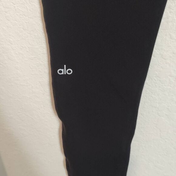 Alo Yoga Airbrush Elite High Waist Leggings- Womens- Size M- Black - Picture 11 of 15